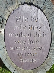 The above plaque can be seen on the cycle path into St.Andrews.Click on pic for more info on the cycle path Leuchars to St Andrews. The above plaque can be seen on the cycle path into St.Andrews.Click on pic for more info on the cycle path Leuchars to St Andrews.